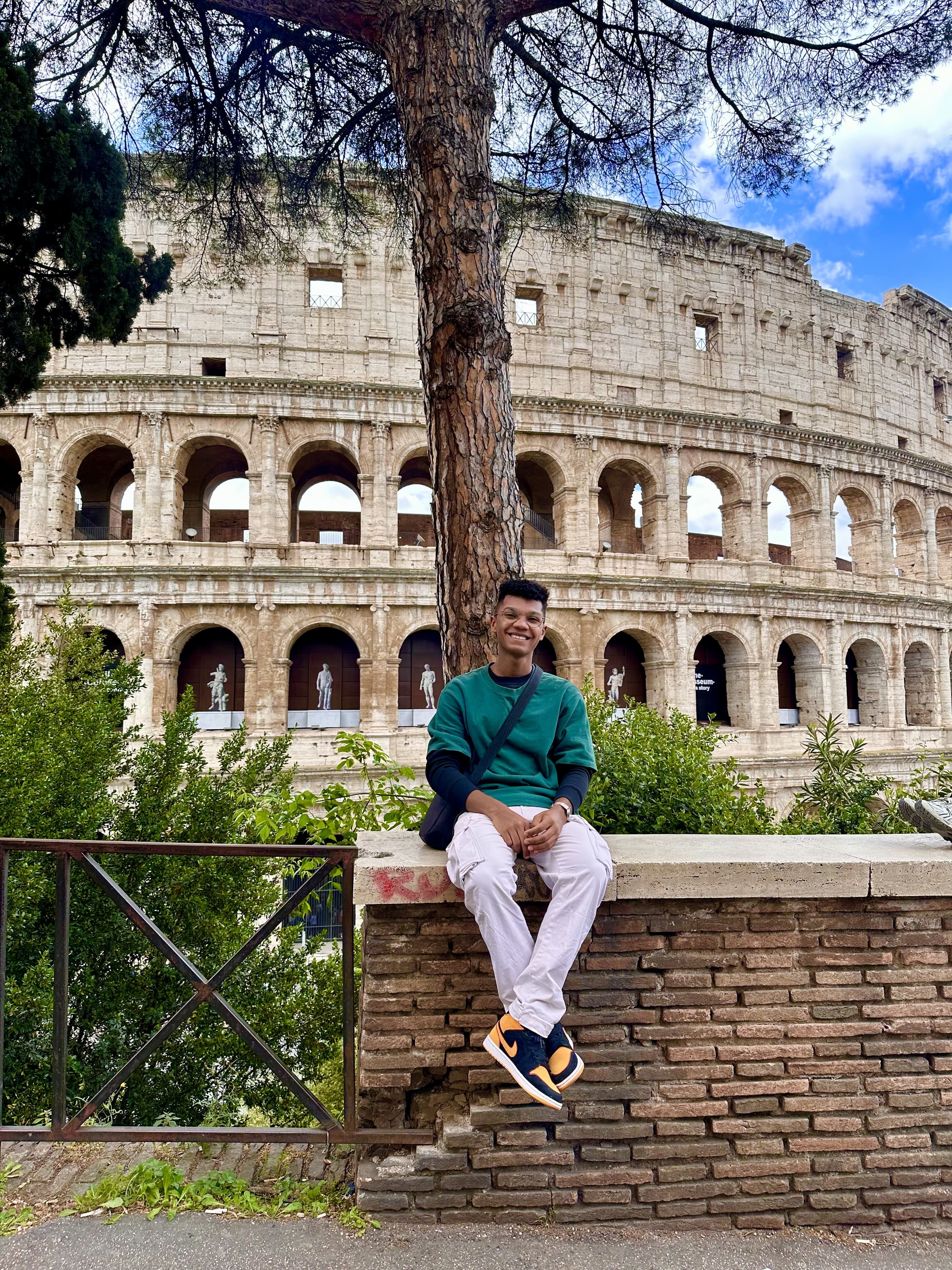 Foto do Coliseu em Roma